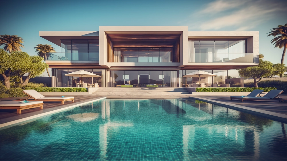 Modern Backyard Pool