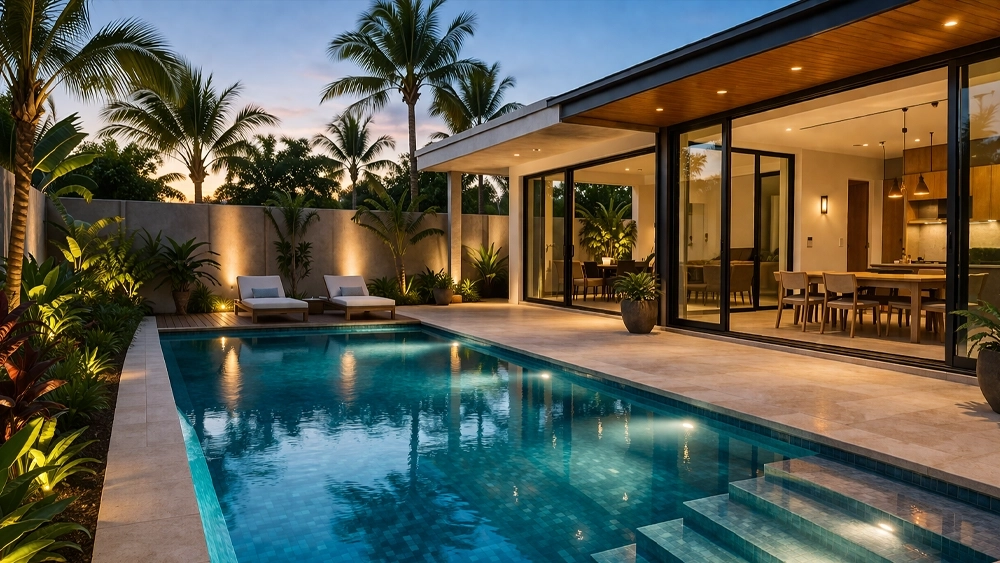 Elegant Overflow Pool