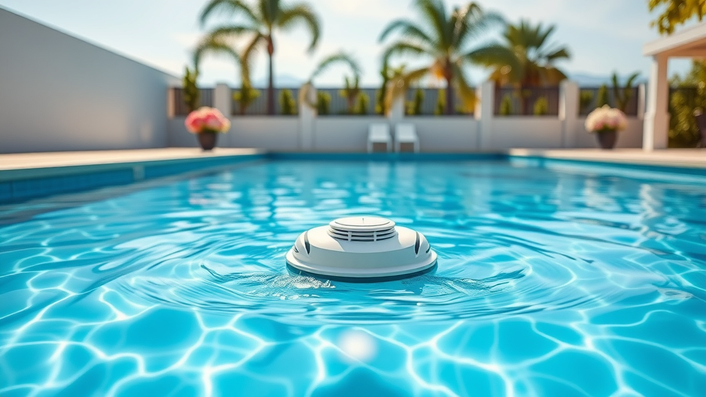 Automated skimmer helps with swimming pool cleaning San Diego